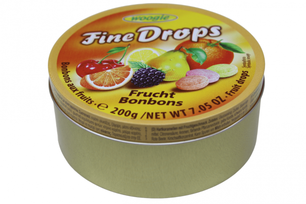 Bala Fine Drops Frutas Sortidas Woogie 200g