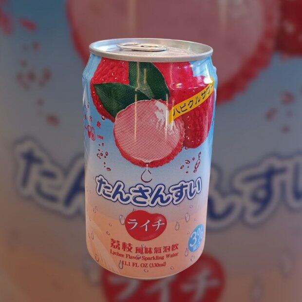Refrigerante Sabor Lichia Tansansui 330ml