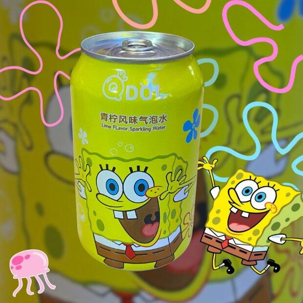 Bebida Gaseificada Bob Esponja sabor limo 330ml