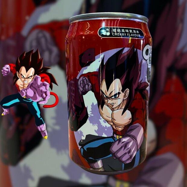 Bebida Gaseificada Vegeta Sabor Cereja 330ml.