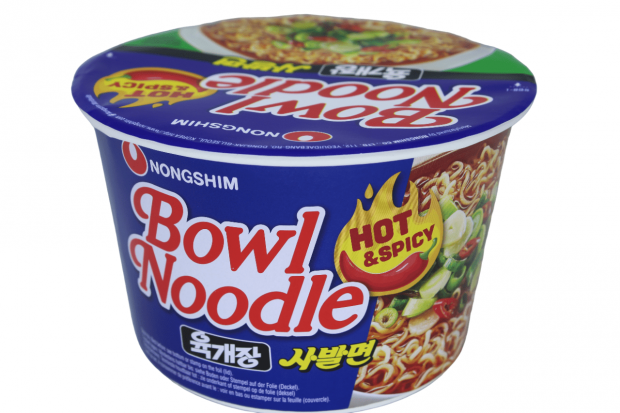 Big Bowl Noodle Hot & Spicy  Nongshim 100g