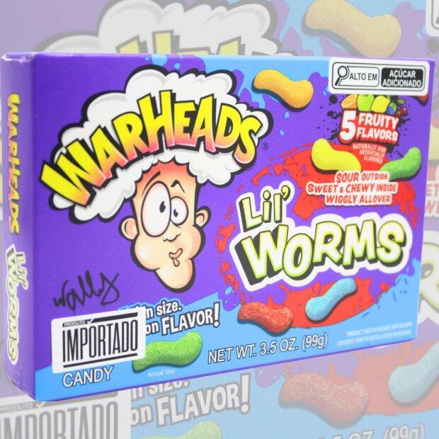 Bala cida Warheads Lil Worms 99g
