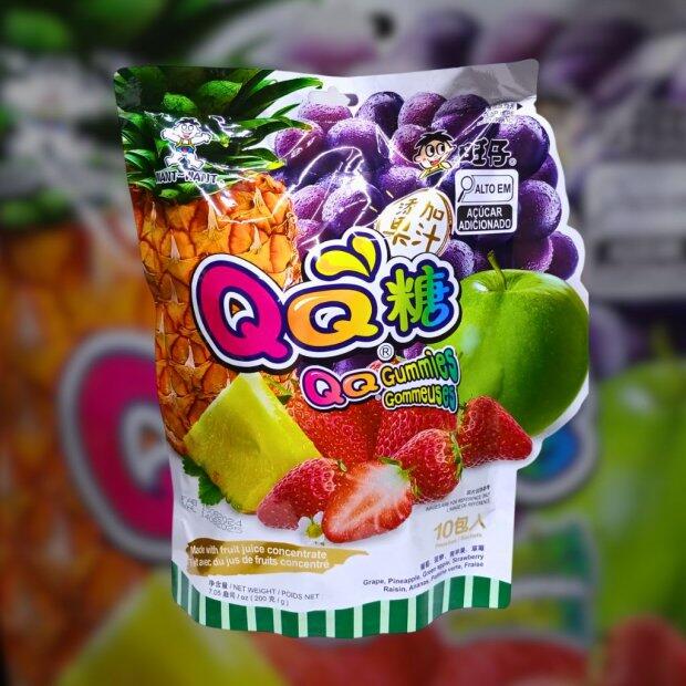 Bala de Goma QQ Sabores Sortidos 200g