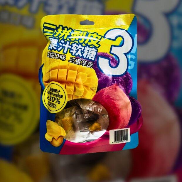 Bala de Goma Frutas 80g
