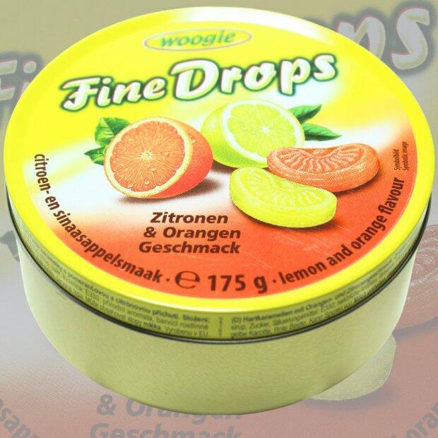 Bala Fine Drops Laranja e Limo Woogie 200g