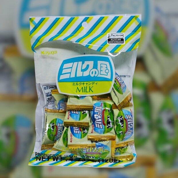 Bala Japonesa Leite Kasugai 120g