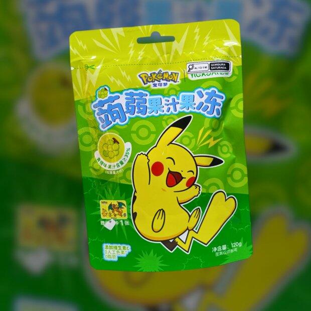 Bala Liquida Pokmon Sabor Uva Verde 120g