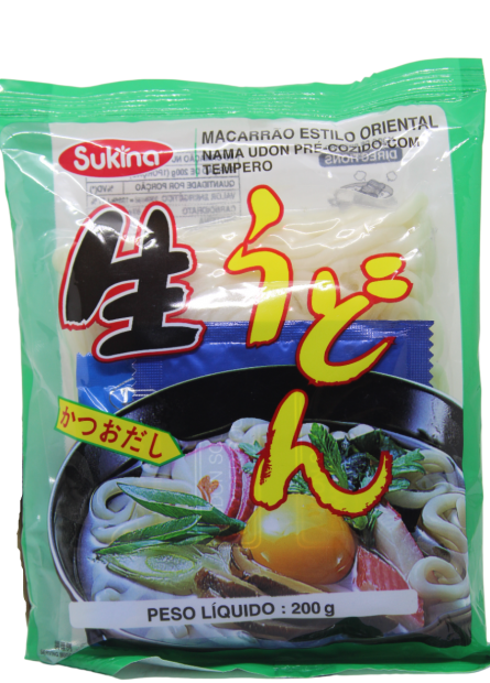 Macarro Udon Pr-Cozido com Tempero Sukina 200g