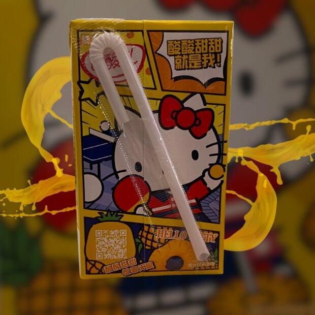 Bebida a Base de Leite Hello Kitty Sabor Abacaxi 250ml