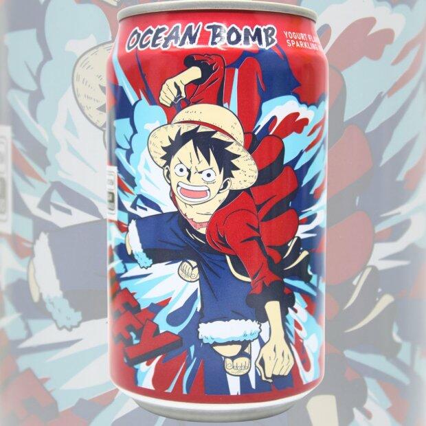 Bebida Gaseificada One Piece ( Luffy ) sabor Calpis 330ml.