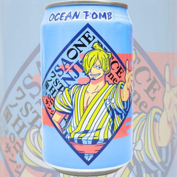 Bebida Gaseficada One Piece ( Sanji ) sabor Frutas Tropicais 330ml.
