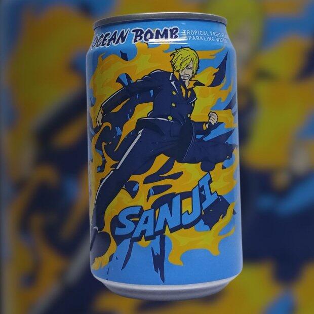 Bebida Gaseficada One Piece ( Sanji ) sabor Frutas Tropicais 330ml.