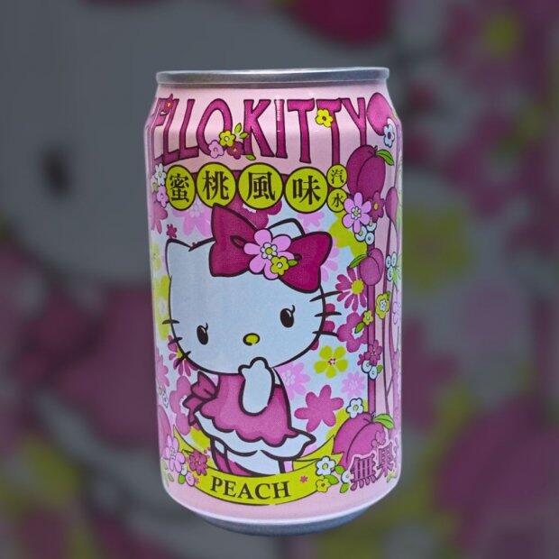 Bebida Gaseificada Hello Kitty Sabor Pssego 330ml