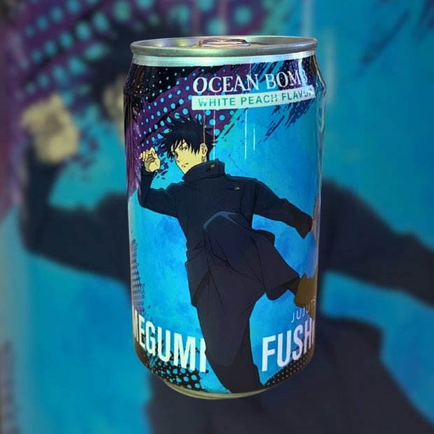 Bebida Gaseificada Megumi Fushiguro Sabor Pssego 330ml.