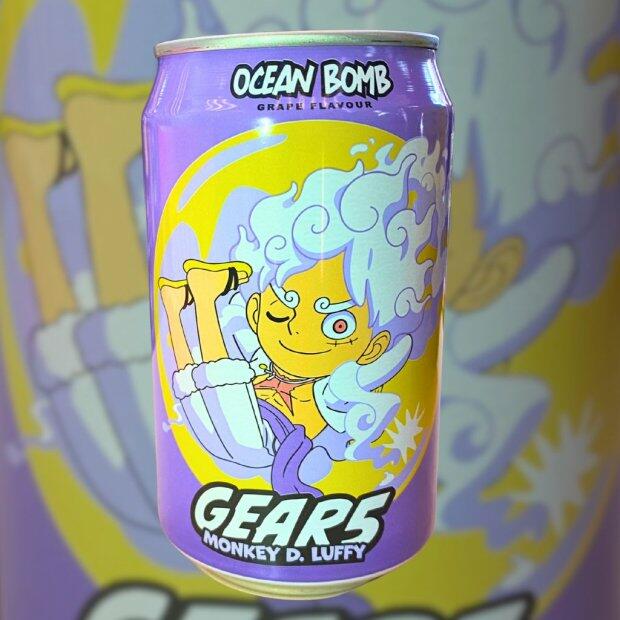 Bebida Gaseificada Monkey D. Luffy Sabor Uva 330ml