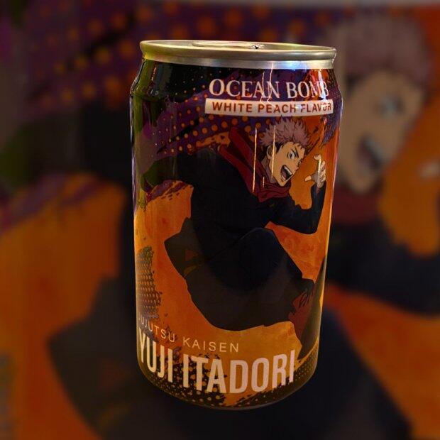 Bebida Gaseificada Yuji Itadori Sabor Pssego 330ml.