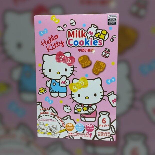 Biscoito Cookies Hello Kitty Sabor Leite 120g