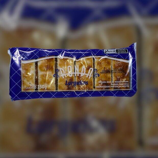 Biscoito Doce Folhado Ronda Larguitas 150g