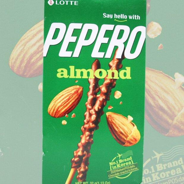 Biscoito Pepero Almond Lotte 32g