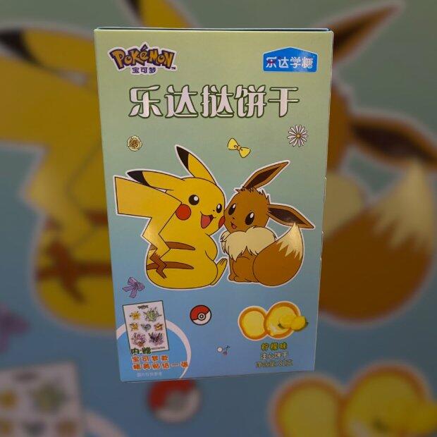Biscoito Recheado Pokmon Sabor Limo 82g