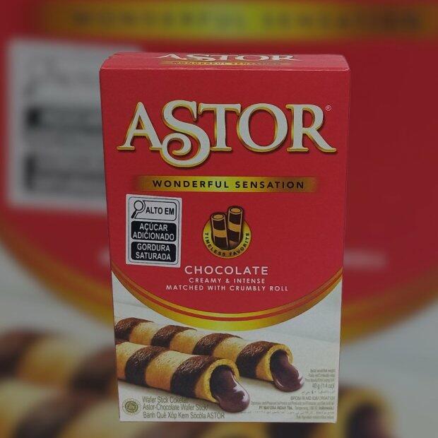 Biscoito Wafer Astor com Recheio Sabor Chocolate  40g