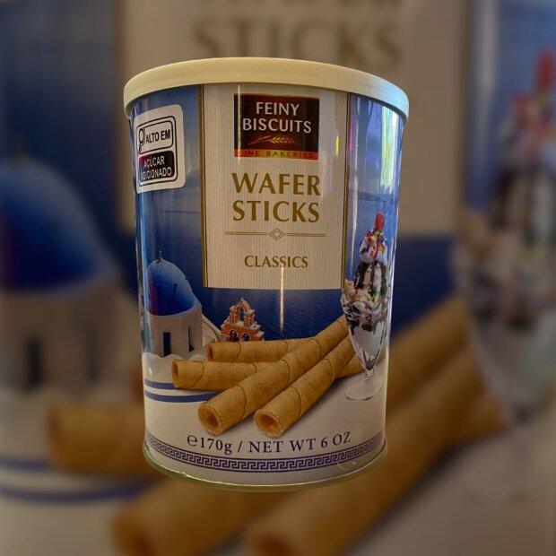 Biscoito Wafer Sticks sabor Classics Feiny Biscuiits 170g