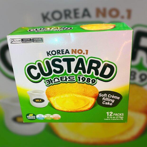 Bolo Creme Custard Correano Lotte 276g