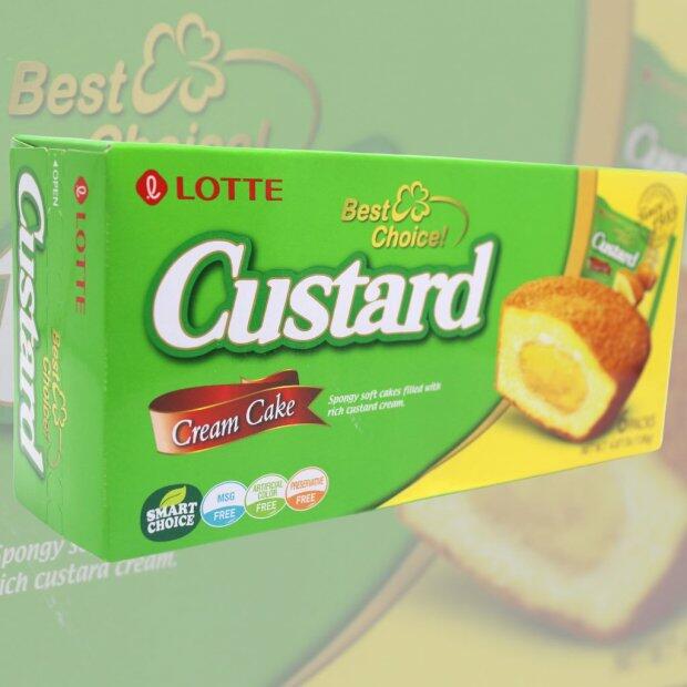 Bolo de Creme Custard  Correano Lotte 138g