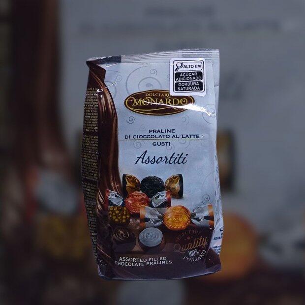 Bombom Praline Recheado de Praline Sortido 100g