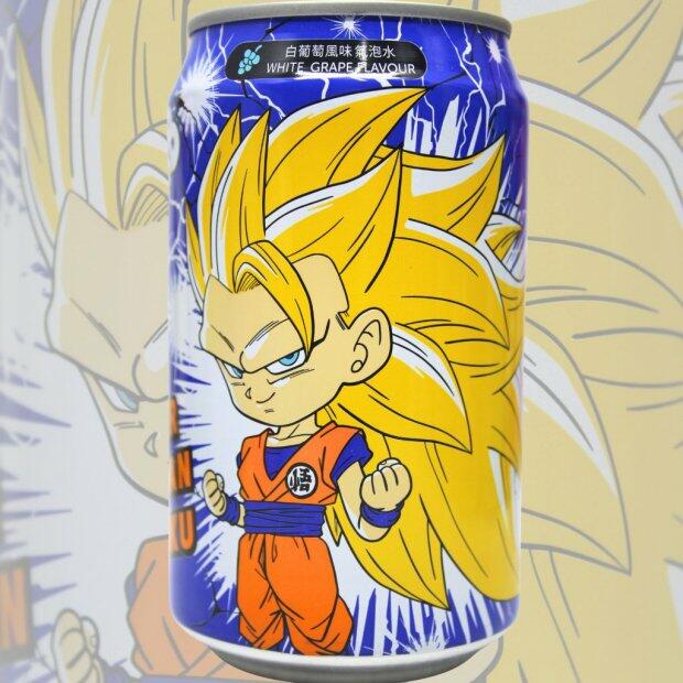 Bebida Gaseificada Super Saiyan 3 Sabor Uva Branca 330ml.