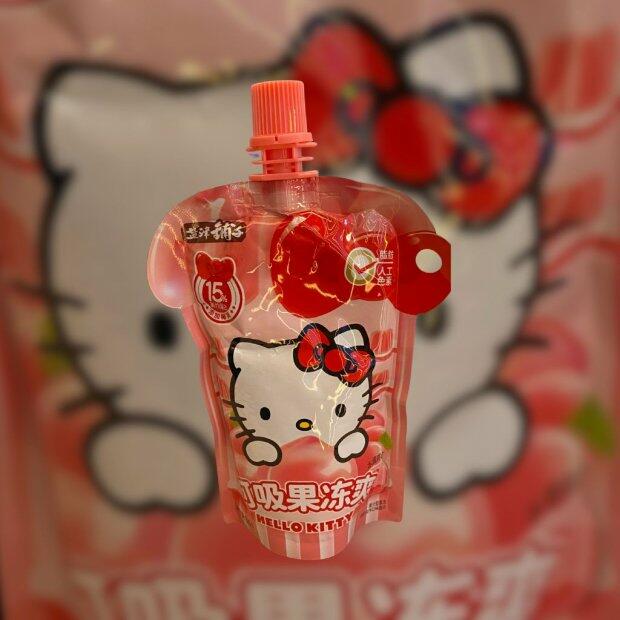 Gelatina Liquida Hello Kitty Sabor Pssego 125g