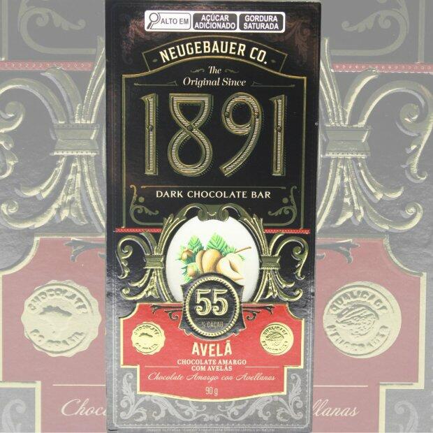 Chocolate 1891 Neugebauer 55% Cacau com Avel  90g