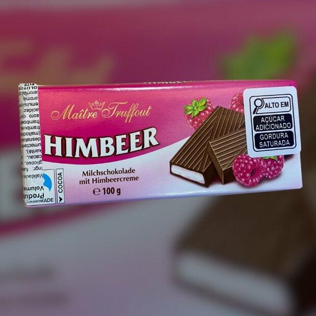Chocolate Amargo Matre Truffout com Creme de Framboesa 100g