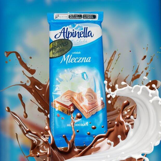 Chocolate ao leite Alpinella 90g