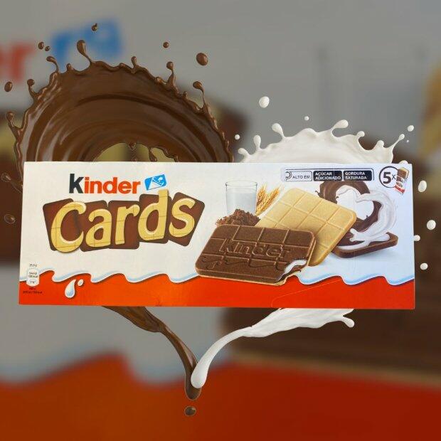 Chocolate Kinder Cards 128g