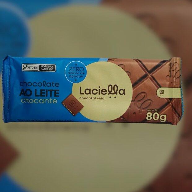 Chocolate Laciella Ao Leite Crocante 80g