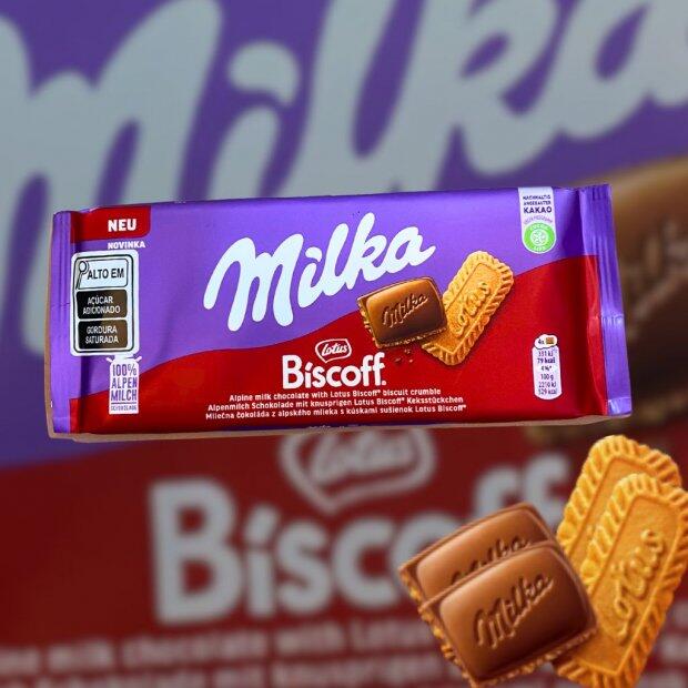 Chocolate Milka Biscoff 90g
