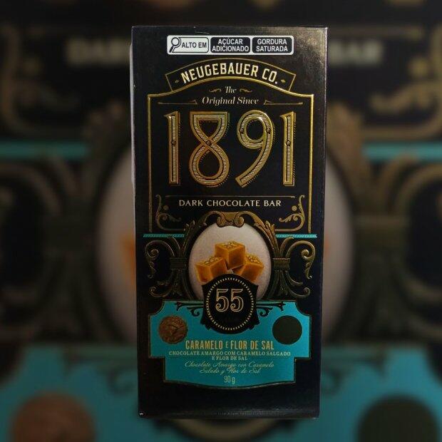 Chocolate Neugebauer Amargo Caramelo e Flor de Sal 55% De Cacau 90g
