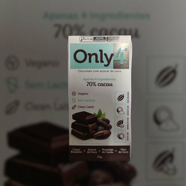 Chocolate Only4 70% Cacau 80g