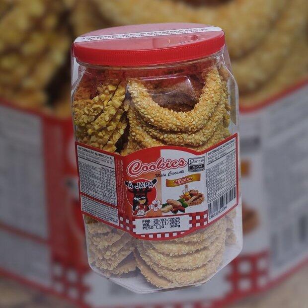 Cookies Crocante Misto Amendoim e Gergelim A Japa 380g
