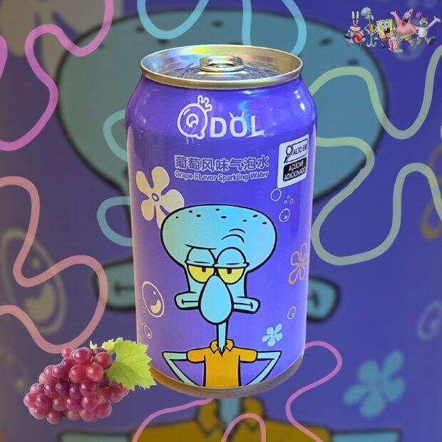 Bebida Gaseificada Lula molusco sabor uva 330ml