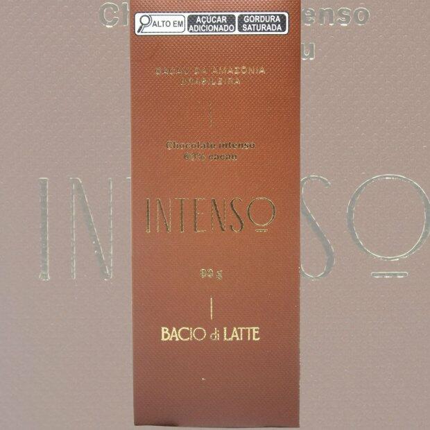 Chocolate Intenso 60% Cacau Bacio Di Latte 80g