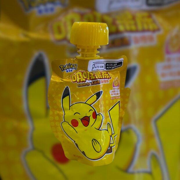 Gelatina Liquida Pokmon Sabor Laranja 80g