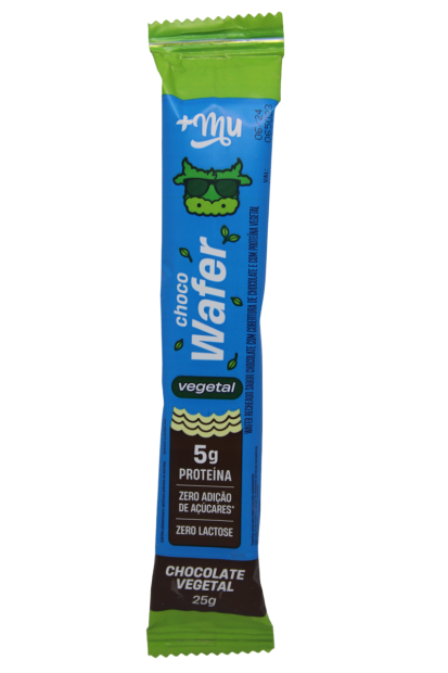 Choco Whafer + Mu Vegetal sabor Chocolate Vegetal 25g