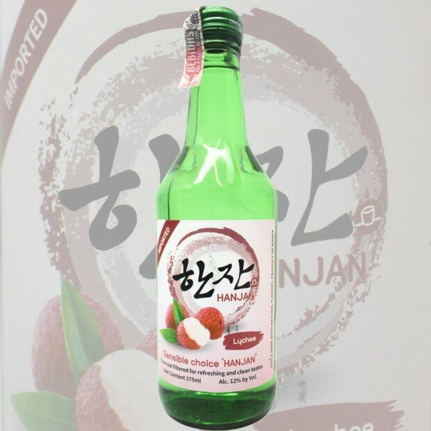 Soju Coreano Sabor Lichia 12% Alc Aiko 375ml.