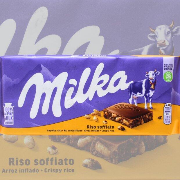 Chocolate Milka Riso Soffiato 100g