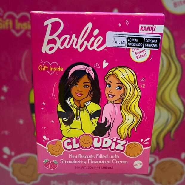 Biscoito Barbie  Sabor Creme de Morango 30g