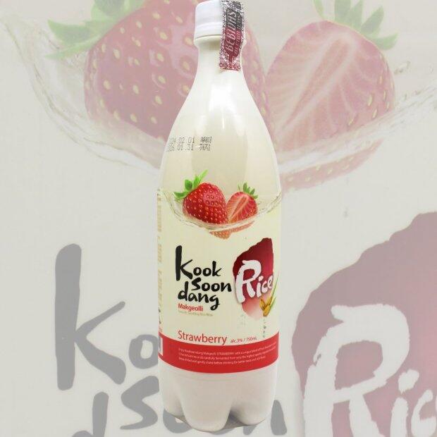 Makgeolli Rice Sabor Morango 750ml.