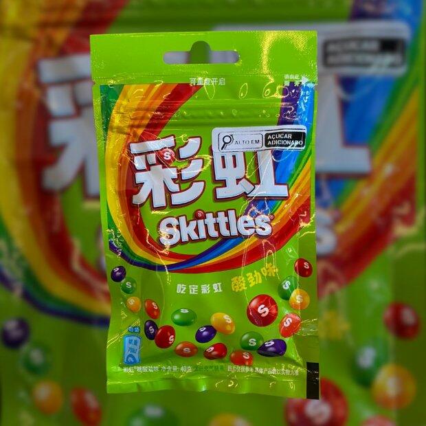Bala Skittles Sabor De Frutas Azedas 40g