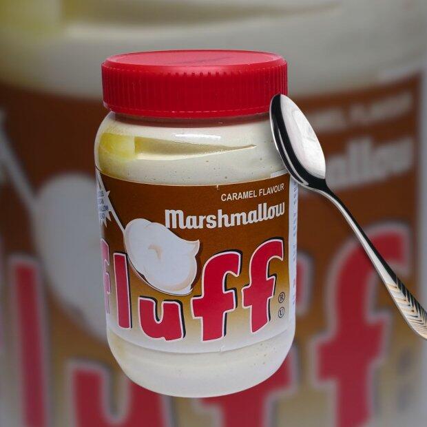 Fluff Marshmallow Colher sabor Caramelo EUA 213g